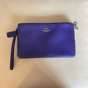 Coach Large Double Zip Wristlet